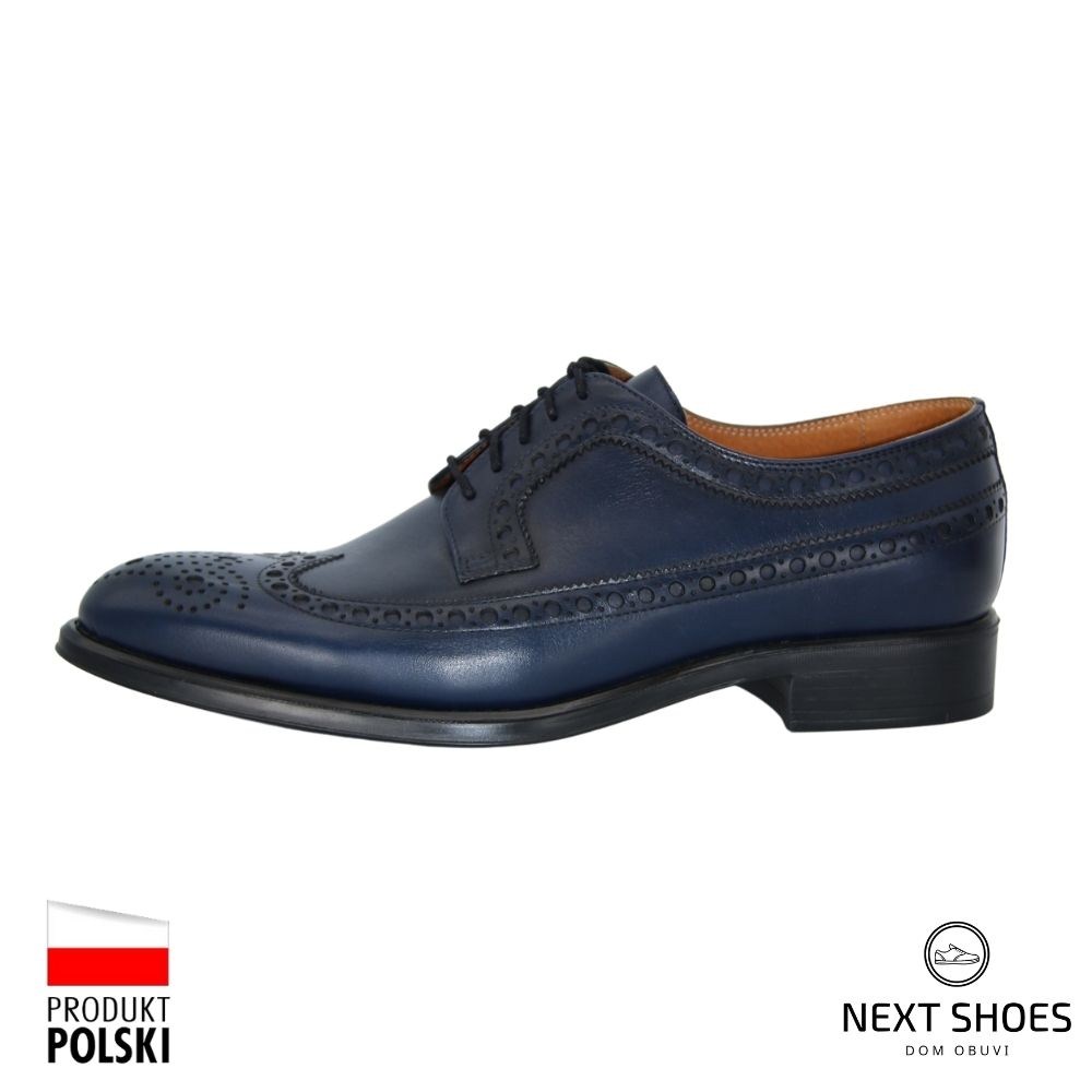Shoes man's blue Nord (Poland) model C-105