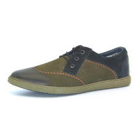 Shoes man's green MaxMayar Ukraine 127-P