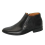 Men’s black winter boots Tapi Poland B-2163/-136-176-265 with zipper, genuine leather
