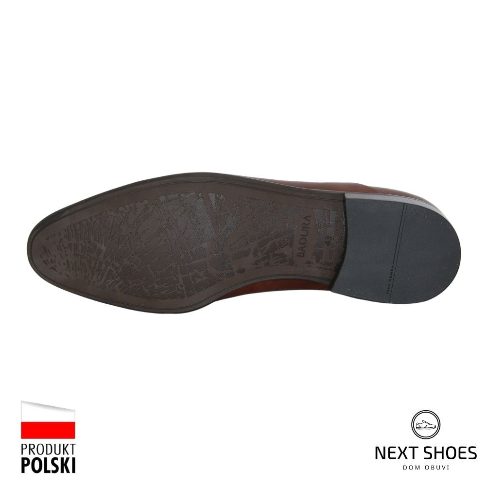 Туфлі чоловічі коричневі Badura (Польща) модель 2972