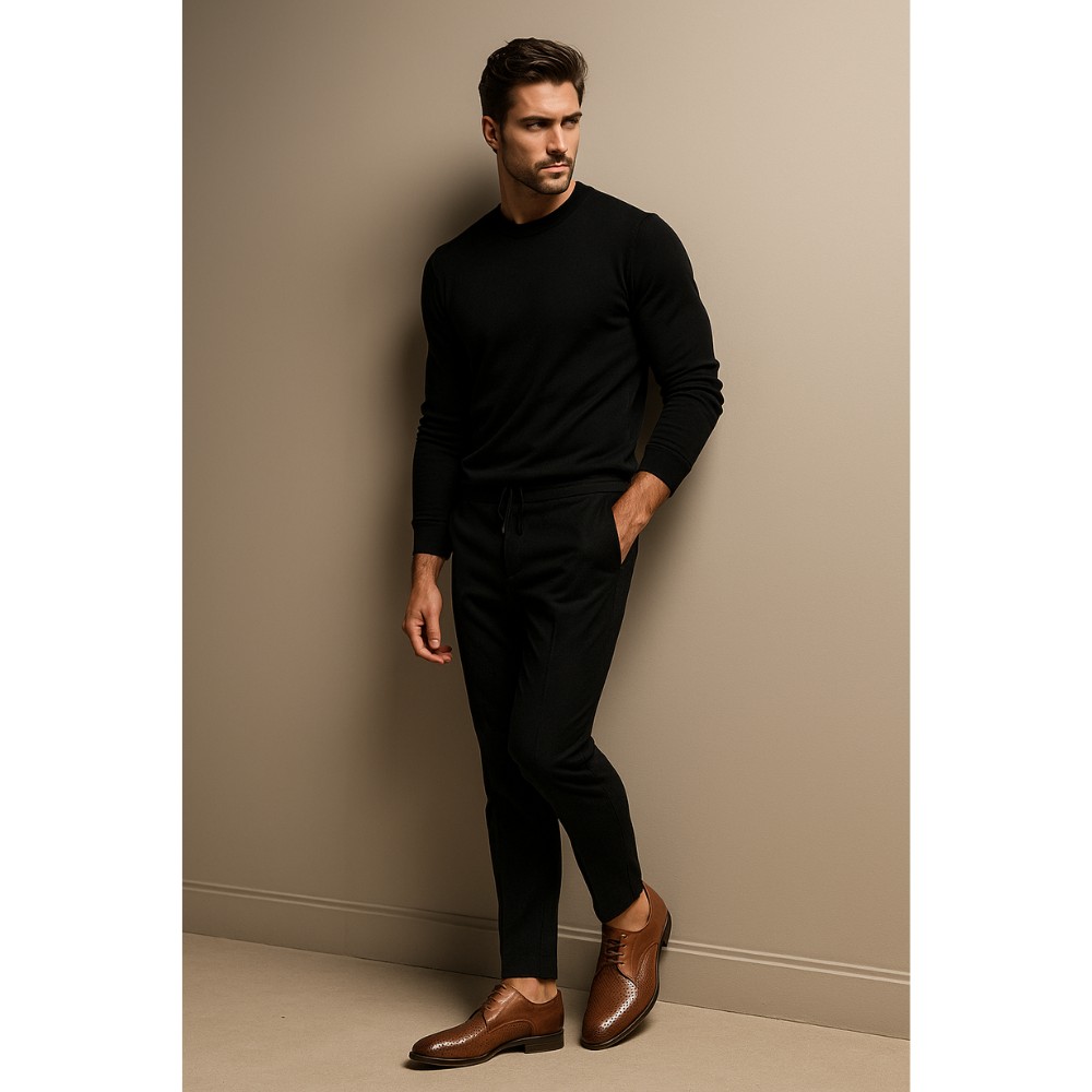 Shoes man's brown Tapi (Poland) model 3608-3058