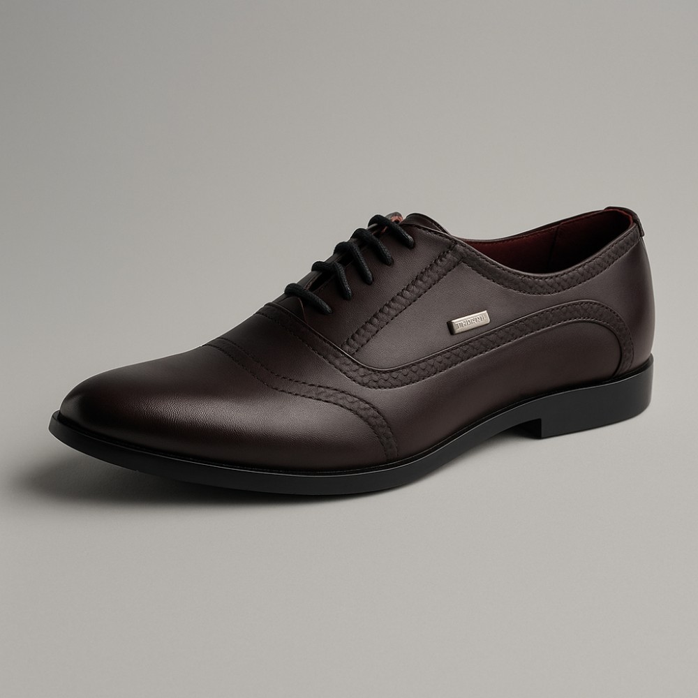 Туфлі чоловічі бордові MaxMayar (Україна) модель 3226