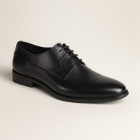 Shoes man's black Badura Poland 3316