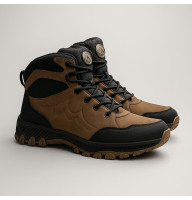 Чоловічі зимові черевики Grunberg 148153-14-04 6084 коричневі з натуральної шкіри з натуральним вовняним хутром від італійського бренду