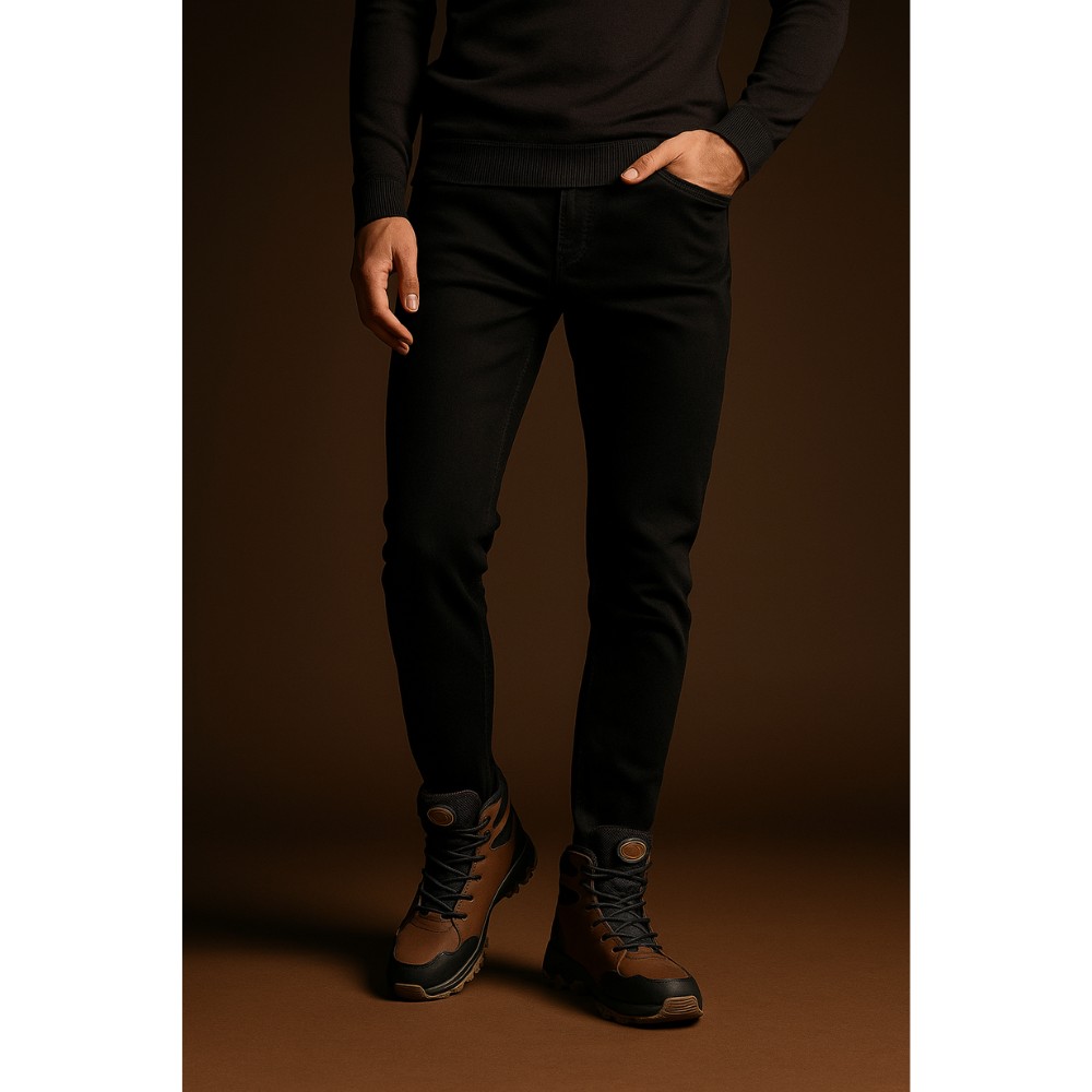 Мужские коричневые зимние ботинки Grunberg 148153-14-04 6084 из натуральной кожи и шерсти