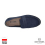 Moccasins man's blue Lesta (Poland) model 3491