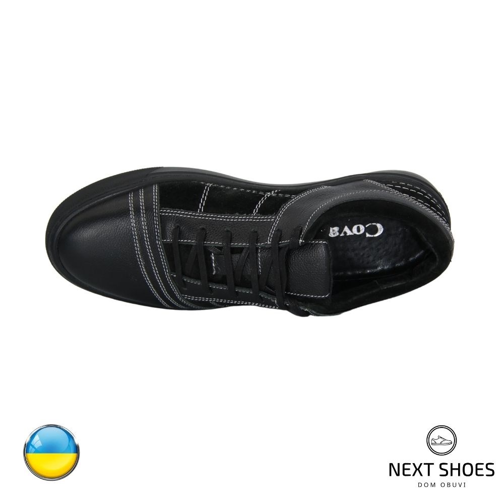 Кросівки чоловічі чорні Covalli (Україна) модель 3650