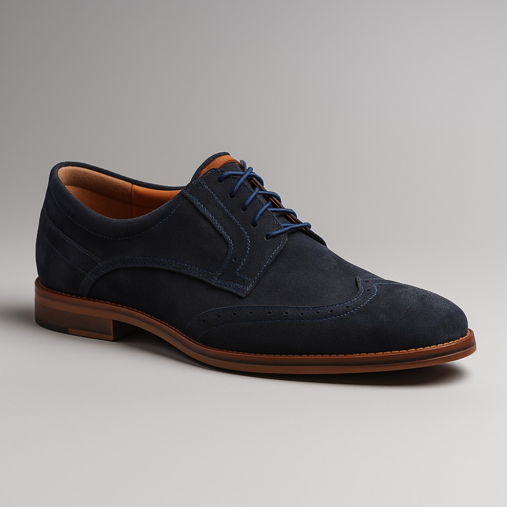 Туфли мужские синие Tapi (Польша) модель 3667