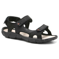Sandals man's black Lesta Poland 042-1091-9-1096 3710