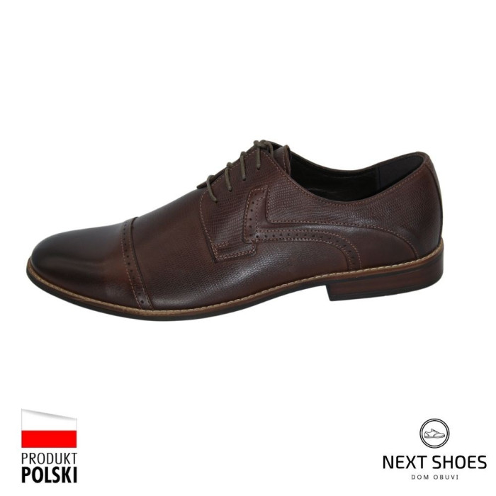 Shoes man's brown Tapi (Poland) model 3895