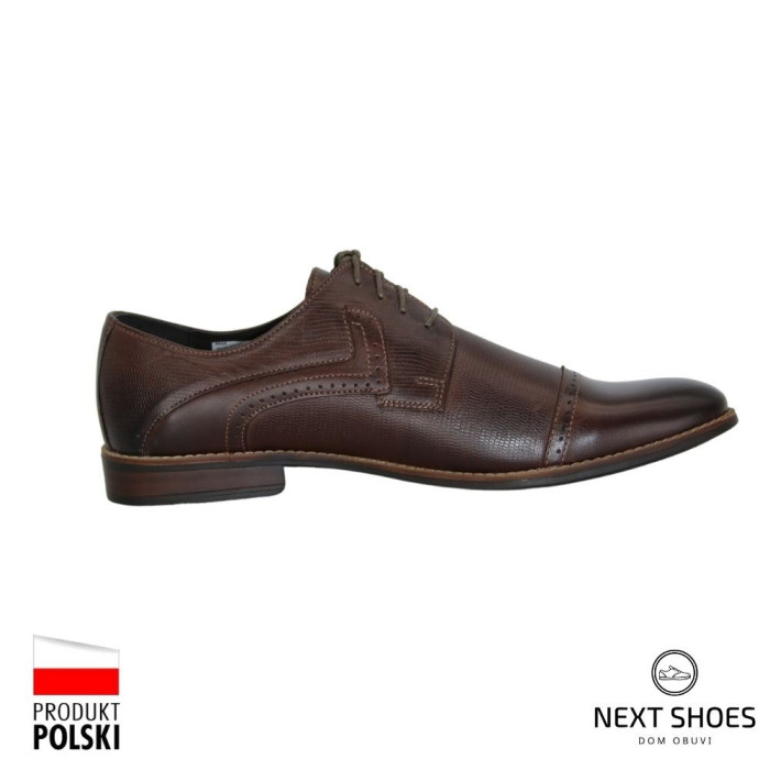 Shoes man's brown Tapi (Poland) model 3895