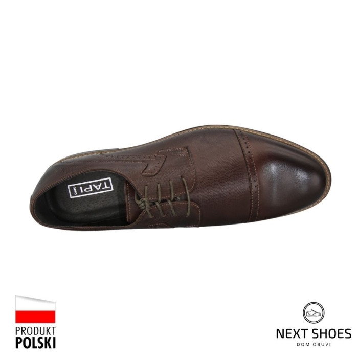 Shoes man's brown Tapi (Poland) model 3895