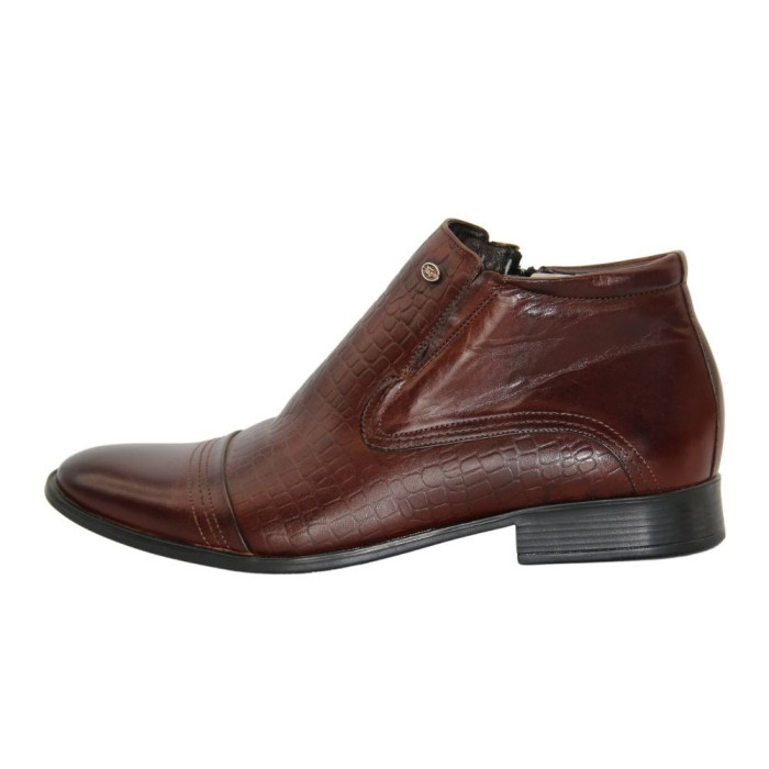 Men’s classic winter leather boots by Tapi Poland A-2148/X-136-176-105/1