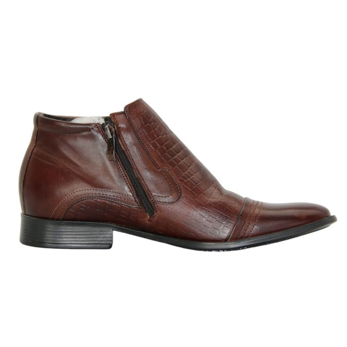 Men’s classic winter leather boots by Tapi Poland A-2148/X-136-176-105/1
