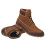 Badura 4602-bn-braz-074 - мужские зимние ботинки из натурального нубука, коричневые, на шнуровке