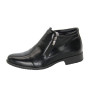 Men’s winter classic boots by Tapi with double buckles in black leather D-2275/P4-082-200-136