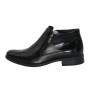 Men’s winter classic boots by Tapi with double buckles in black leather D-2275/P4-082-200-136