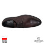 Shoes man's burgundy Tapi (Poland) model 3992