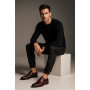 Shoes man's burgundy Tapi (Poland) model 3992