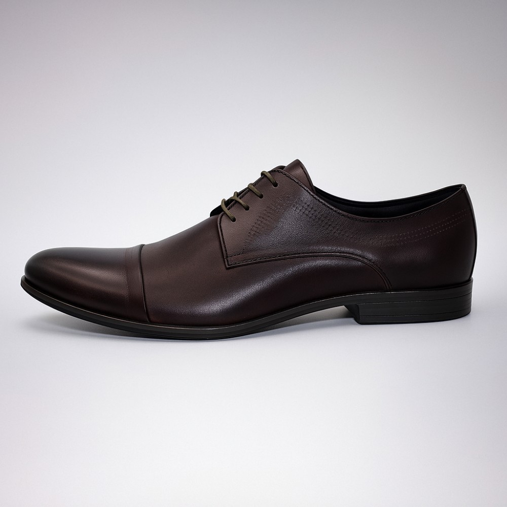 Shoes man's burgundy Tapi (Poland) model 4187