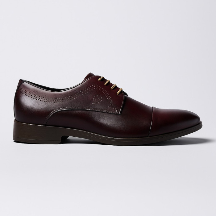 Shoes man's burgundy Tapi (Poland) model 4187