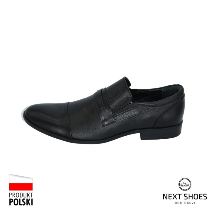 Shoes man's black Tapi (Poland) model 4204