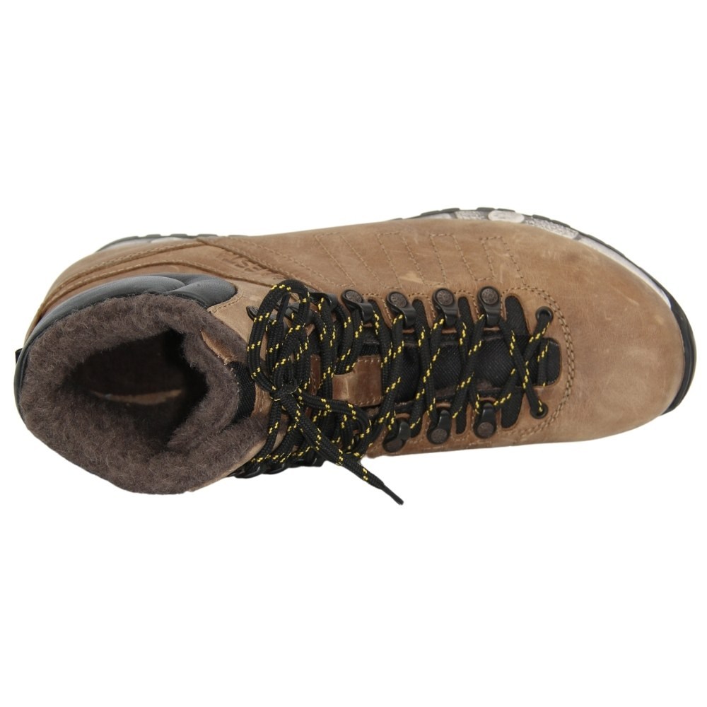 Мужские бежевые ботинки зимние Lesta (Польша) модель 4237