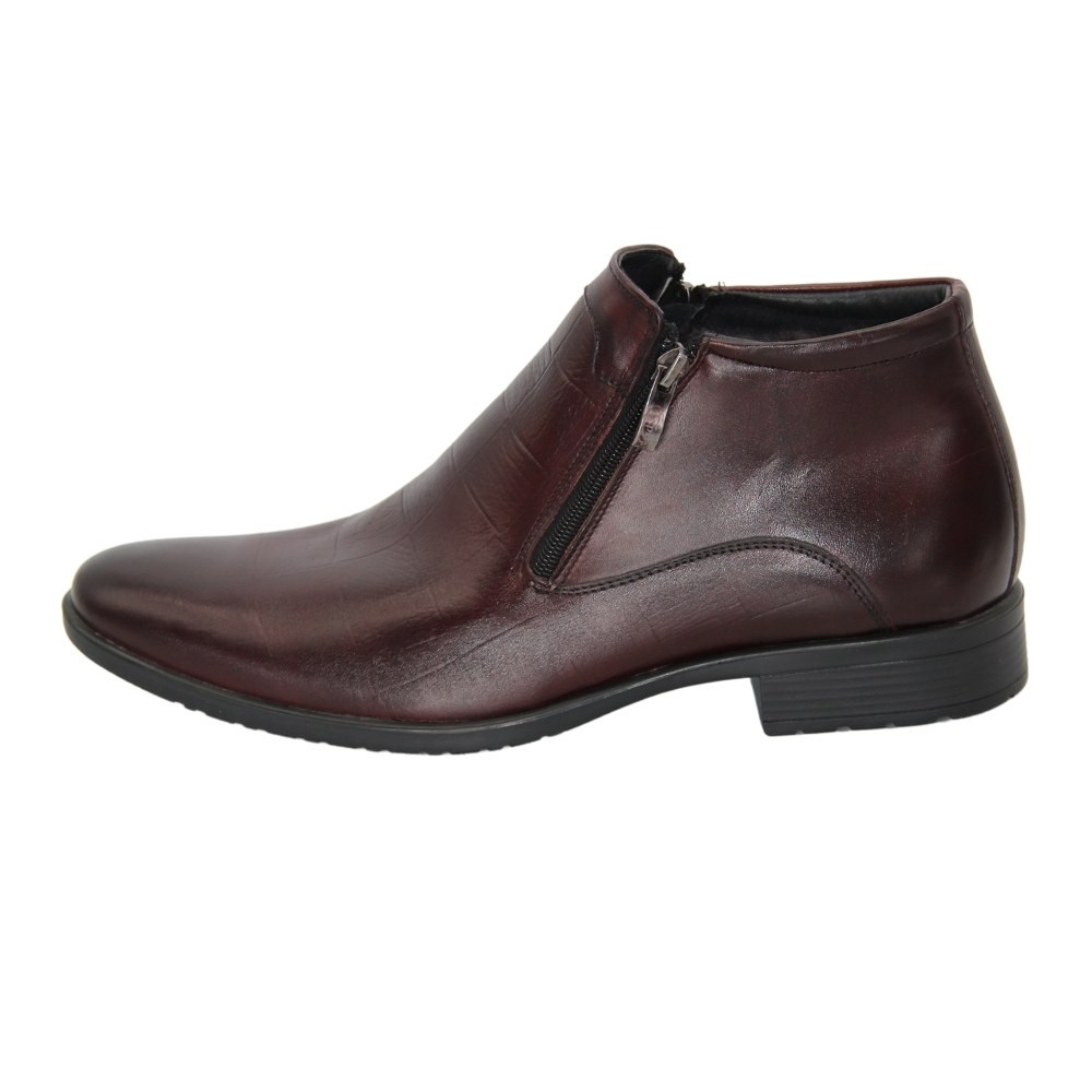 Мужские бордовые ботинки зимние Tapi (Польша) модель 4263