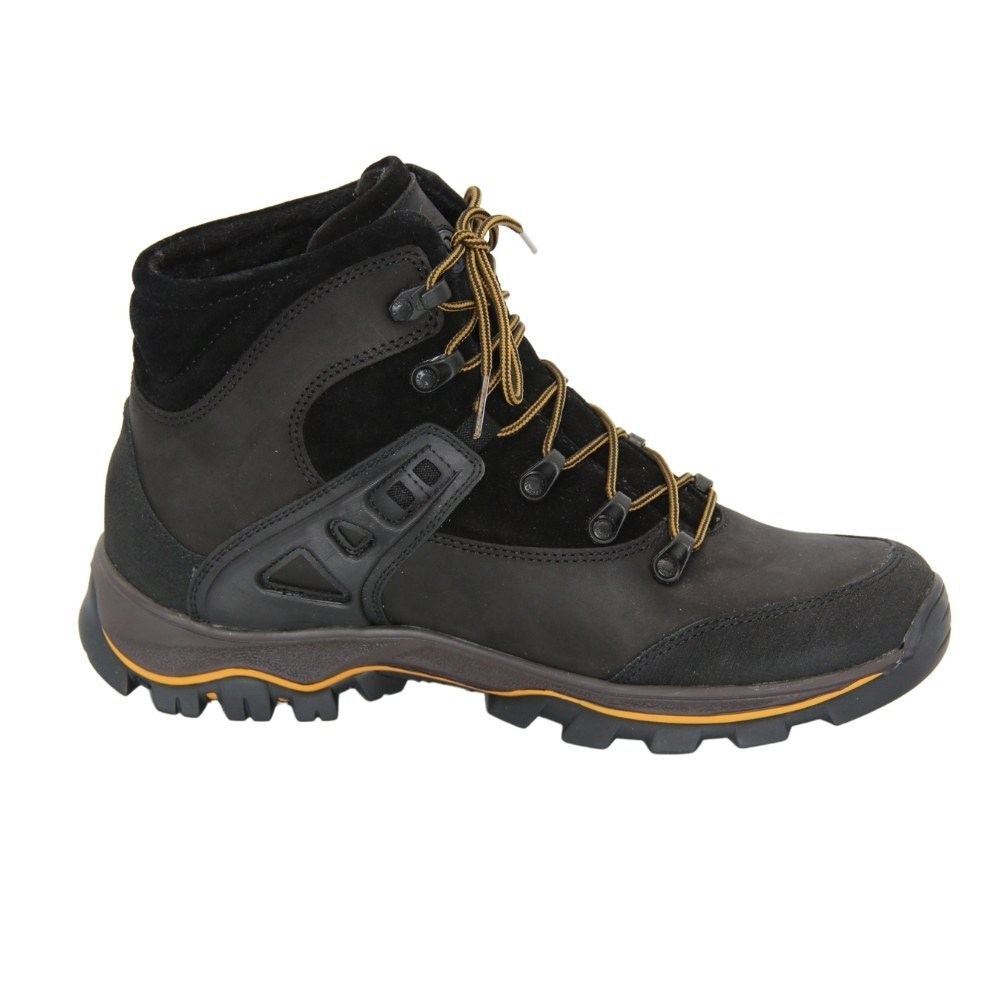 Men's black boots winter Badura (Poland) model 4280