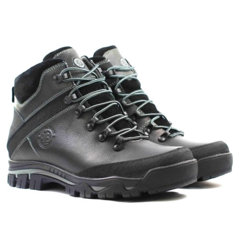 Чоловічі сині черевики Badura Польща 4616-bn-granat 4300