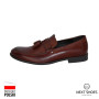 Shoes loafers man's brown Tapi (Poland) model 4380
