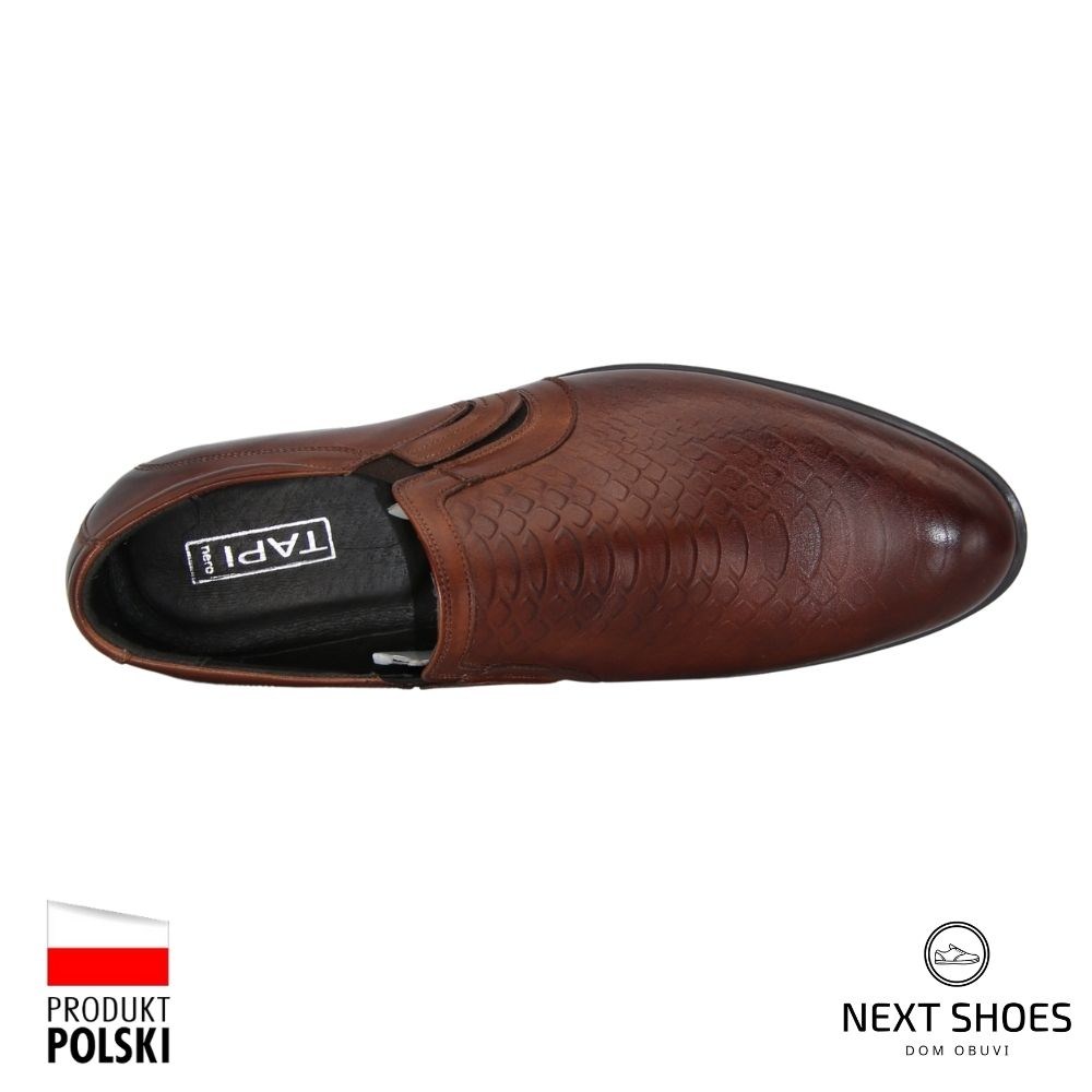 Shoes man's brown Tapi (Poland) model 4490