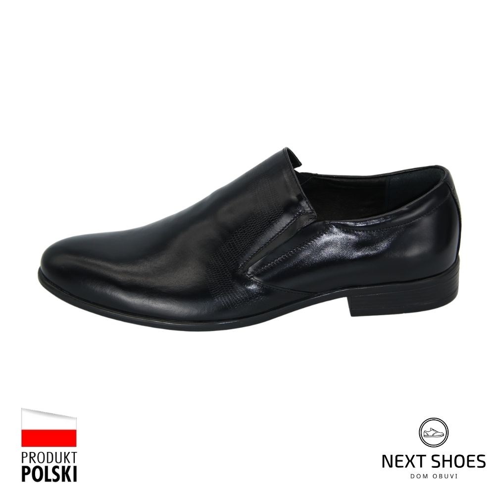 Shoes man's black Tapi (Poland) model 4491