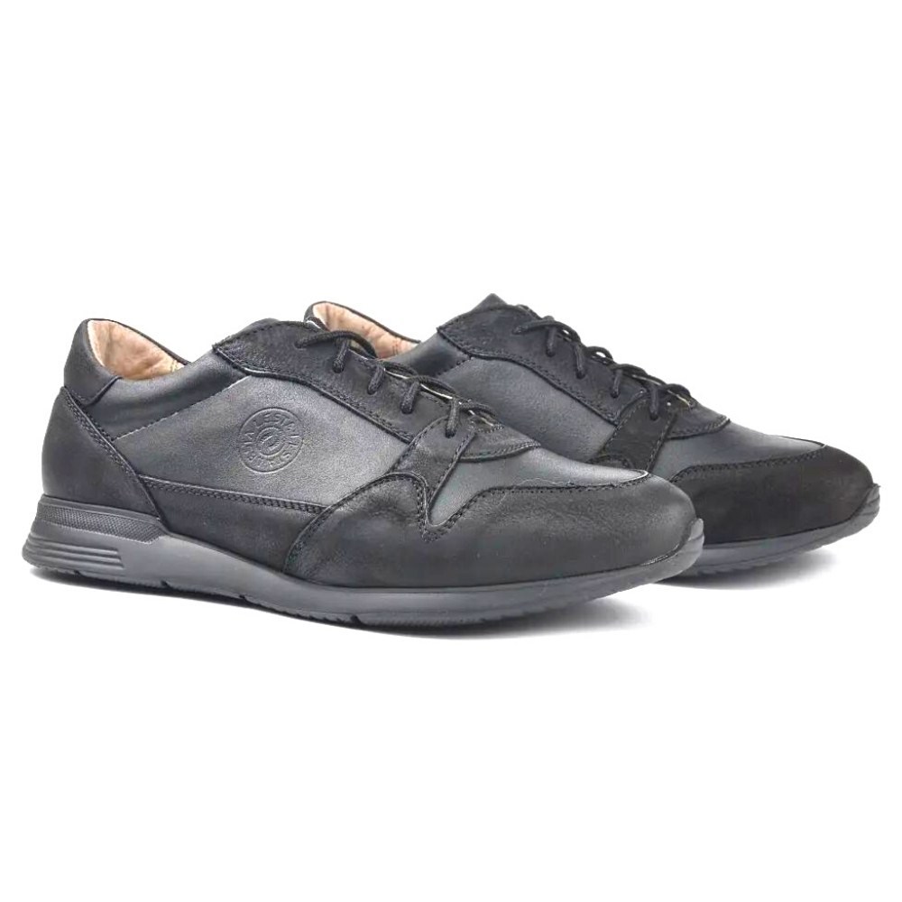 Sneakers man's black Lesta (Poland) model 4902