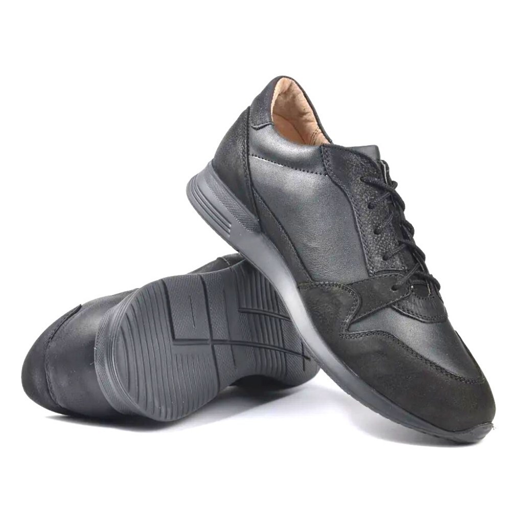 Sneakers man's black Lesta (Poland) model 4902