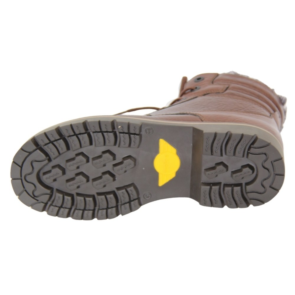 Men's brown boots with lace-up winter Wojas (Poland) model 4538