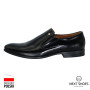 Shoes man's black Tapi (Poland) model 4540