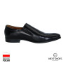Shoes man's black Tapi (Poland) model 4540