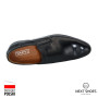 Shoes man's black Tapi (Poland) model 4573