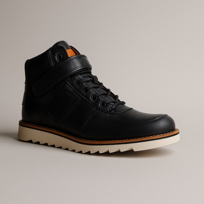 Kangaroos 47027050041-blk - чоловічі демісезонні черевики з шнурівкою та липучкою з