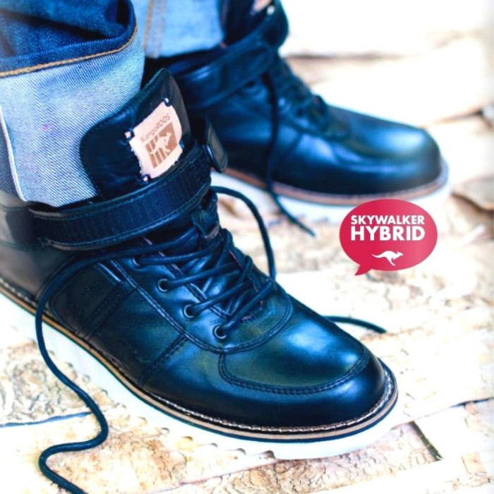 Kangaroos 47027050041-blk - чоловічі демісезонні черевики з шнурівкою та липучкою з