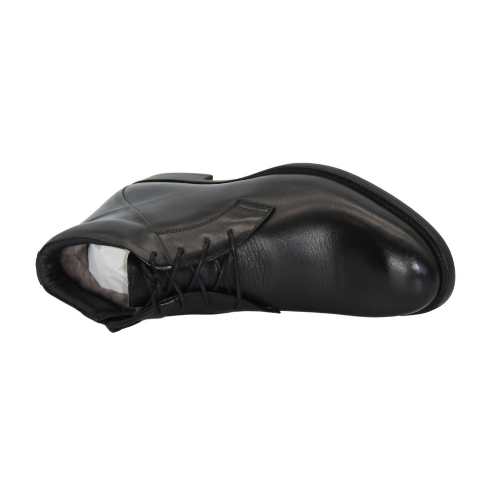 Мужские черные ботинки кзимние Badura (Польша) модель 4601