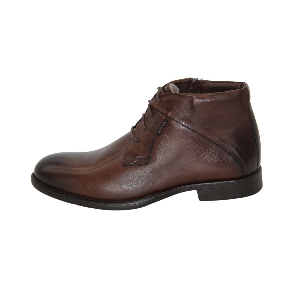 Мужские коричневые ботинки зимние Badura (Польша) модель 4604
