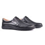 Moccasins man's black Lesta (Poland) model 4643