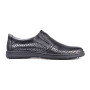 Moccasins man's black Lesta (Poland) model 4643