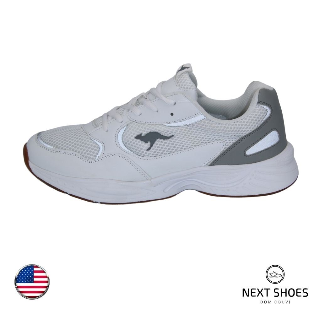 Кросівки чоловічі білі KangaRoos (США) модель 4707