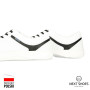 Sneakers man's white BADURA (Poland) model 4767
