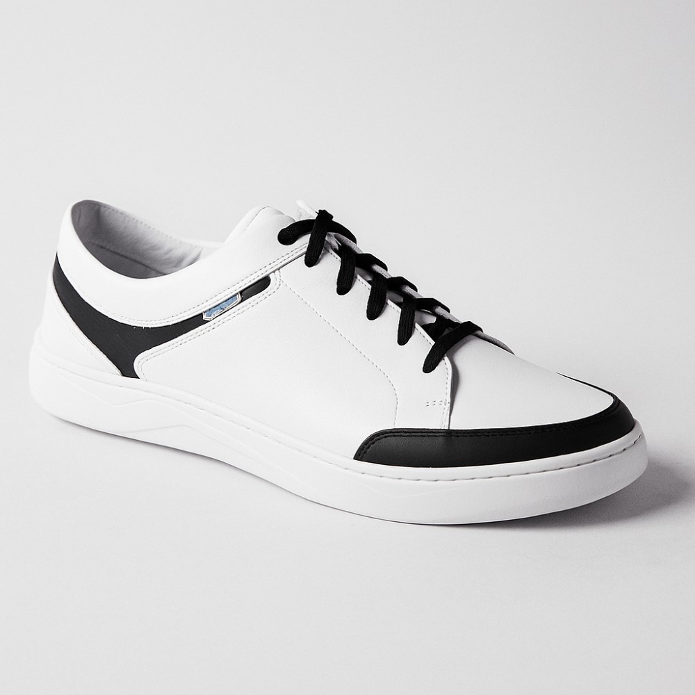 Sneakers man's white BADURA (Poland) model 4767