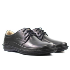 Туфли мужские черные Lesta Польша 082-3674-2-1058 Czarne lico 4789