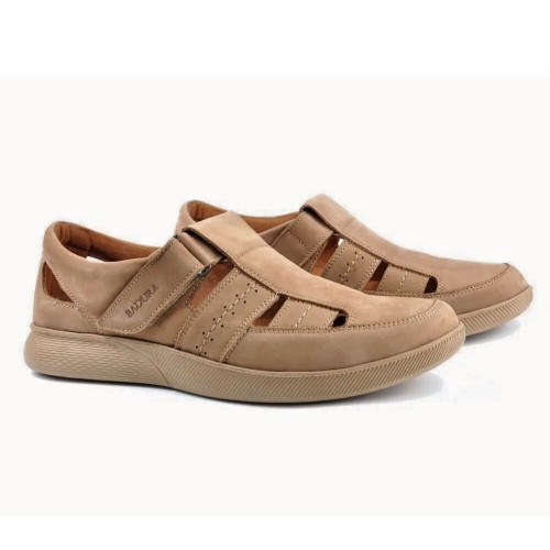 Мокасини чоловічі руді Badura Польща 3821/410/BEZ/NUBUK 4795